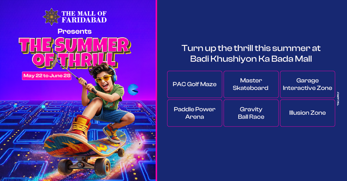 Best Summer Adventure Activities For Kids In Faridabad | The Mall of Faridabad